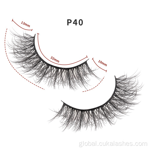 Short Eyelashes 10 mm false lashes short fluffy eyelashes Supplier